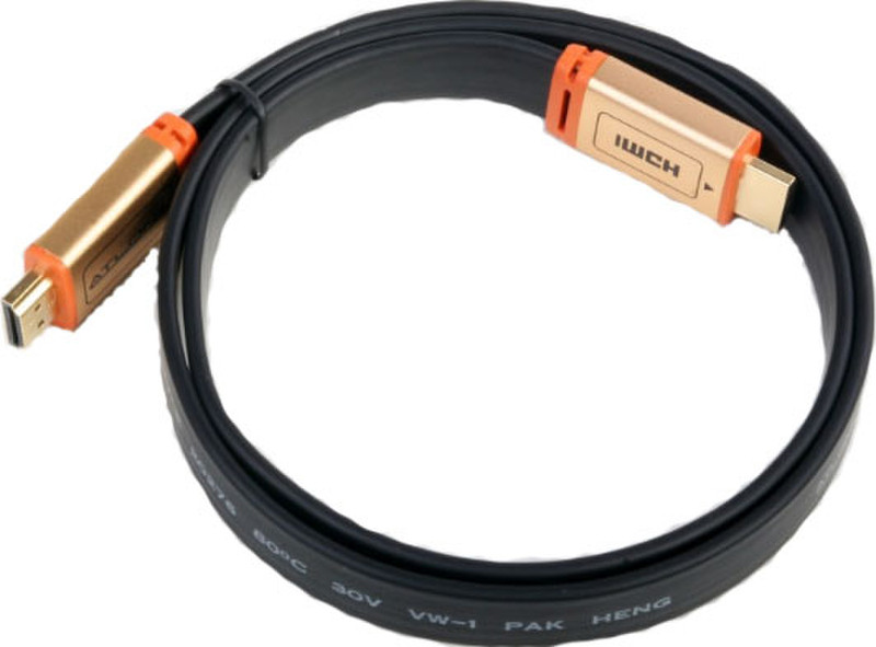 Atlona ATF14031B-1 1м HDMI HDMI Черный HDMI кабель