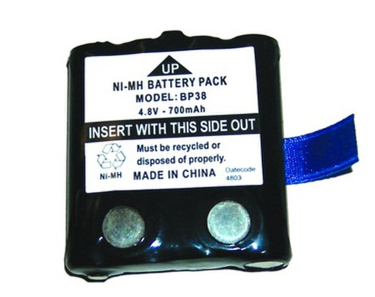 Uniden BP38 Никель-металл-гидридный (NiMH) 700мА·ч 4.8В