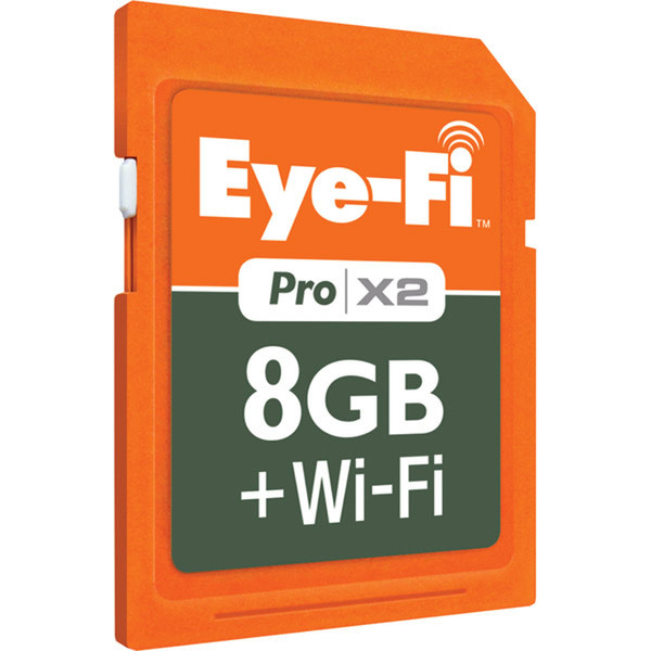 Eye-Fi Pro X2, 8GB 8GB SDHC Class 6 memory card