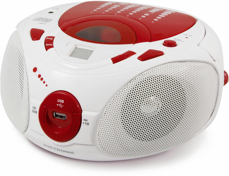 Metronic 477111 2Вт Красный CD радио