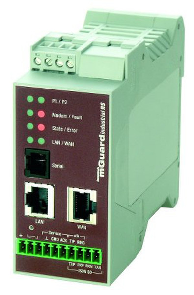 Innominate mGuard Industrial RS w/VPN-10 + ISDN 99Mbit/s hardware firewall