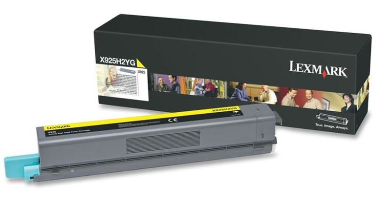 Lexmark X925H2YG Cartridge 7500pages yellow laser toner & cartridge