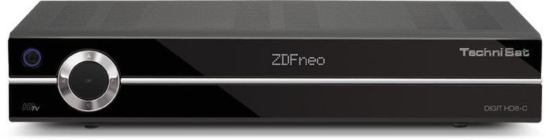 TechniSat DIGIT HD8-C Black TV set-top box