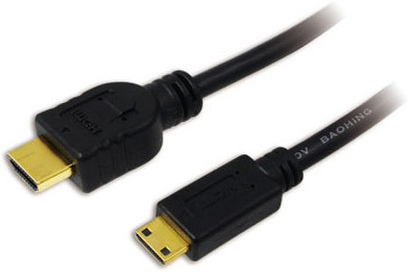 LogiLink CH0021 1м HDMI Mini-HDMI Черный HDMI кабель