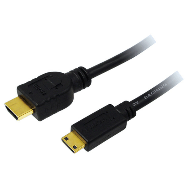 LogiLink CH0022 1.5m HDMI Mini-HDMI Schwarz HDMI-Kabel