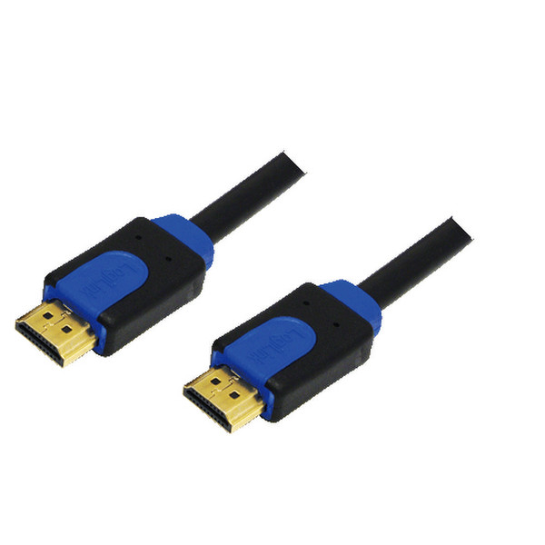 LogiLink CHB1110 10m HDMI HDMI Schwarz, Blau HDMI-Kabel
