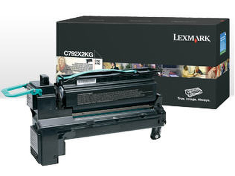 Lexmark C792X2KG 20000pages Black laser toner & cartridge