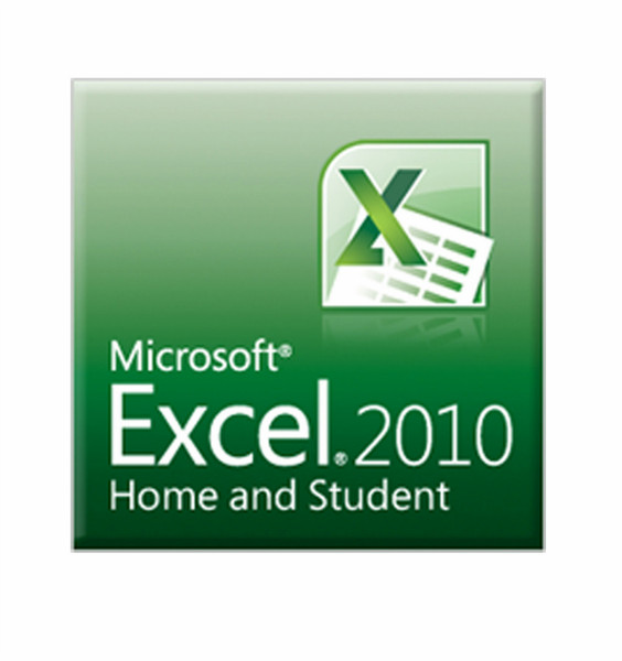 Microsoft Excel Home and Student 2010, 32/64-bit, 1u, DVD, FIN