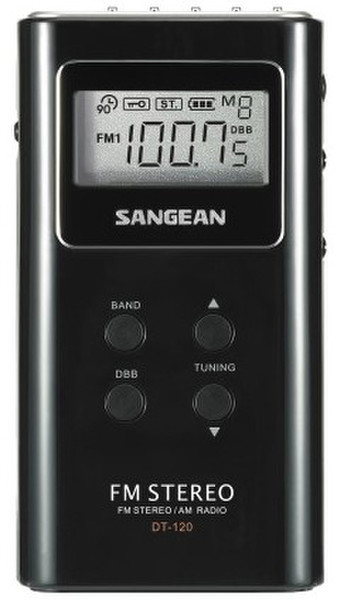 Sangean DT-120 Tragbar Digital Schwarz Radio