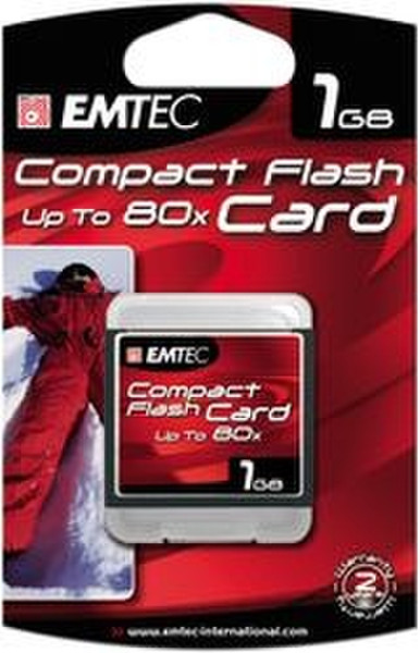 Emtec Compact Flash 1GB 1GB Kompaktflash Speicherkarte