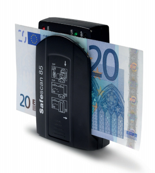 Safescan 85 Black counterfeit bill detector