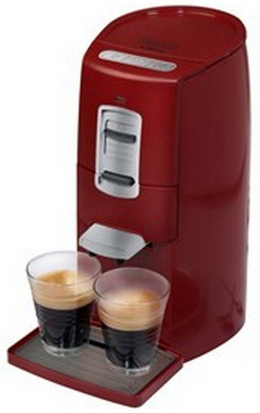 Inventum HK5R Pad-Kaffeemaschine 1.3l 10, 2Tassen Rot Kaffeemaschine