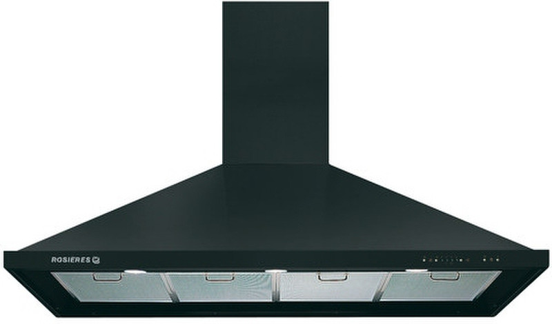 Rosieres RDM 121 RU Wall-mounted 510m³/h Black cooker hood