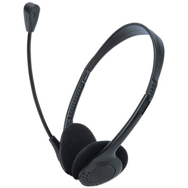 Value Headset, with Volume Control, black headset