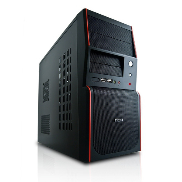 NOX NX-MICRO Mini-Tower Black,Red computer case