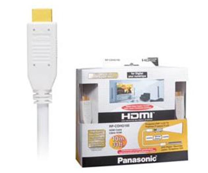Panasonic RP-CDHG100 10m HDMI HDMI White
