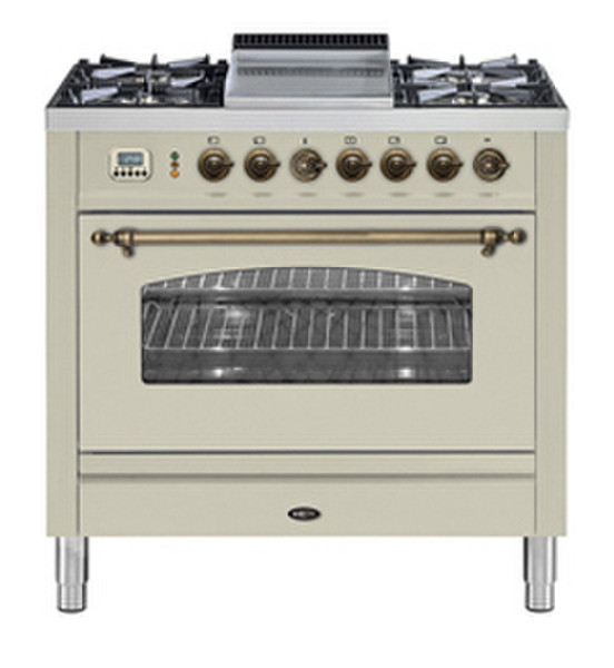 Boretti VFPNO-93 OW G/B Freistehend Combi hob Küchenherd