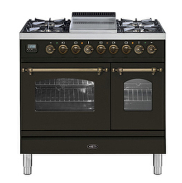 Boretti VFPNO-94 AN G/B Отдельностоящий Combi hob кухонная плита