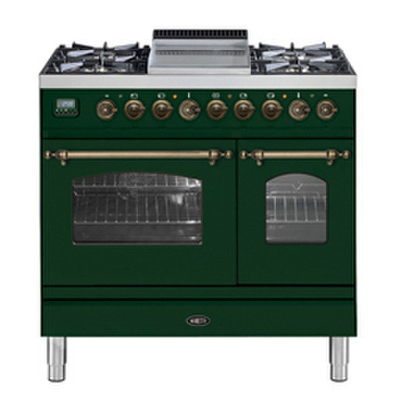 Boretti VFPNO-94 GR G/B Freestanding Combi hob cooker