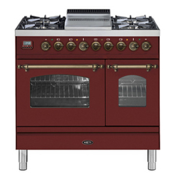 Boretti VFPNO-94 RB G/B Freistehend Combi hob Küchenherd