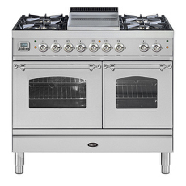 Boretti VFPNR-104 IX G/B Freestanding Combi hob cooker