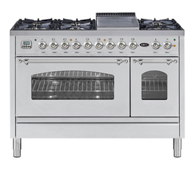 Boretti VFPNR-120 IX G/B Freistehend Combi hob Küchenherd