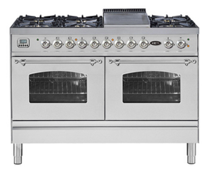 Boretti VFPNR-1202 IX G/B Freistehend Combi hob Küchenherd