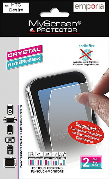 Emporia PROT-DESIRE-CL HTC Desire screen protector