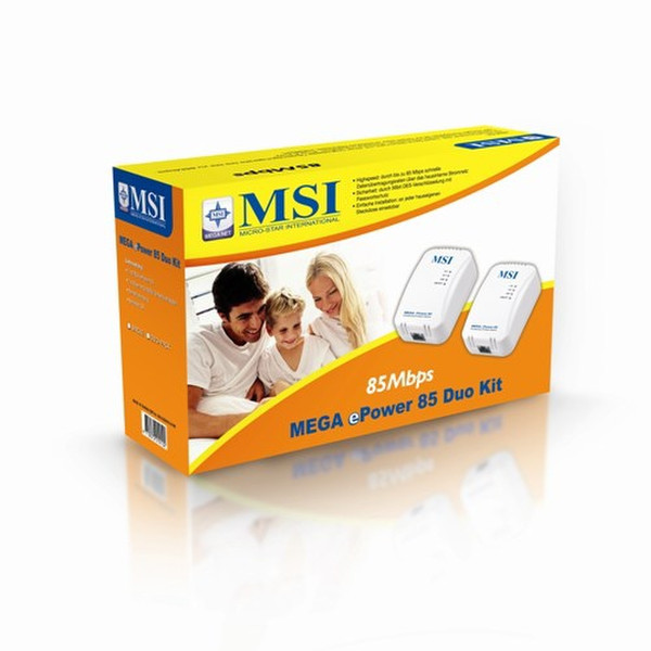 MSI MEGA ePower 85 Duo Kit 85Mbit/s