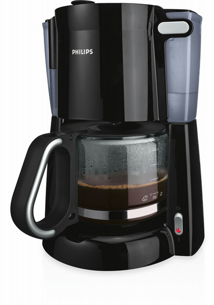 Philips Daily Collection HD7448/20 Отдельностоящий Автоматическая Капельная кофеварка 1.3л 10-15чашек Черный кофеварка