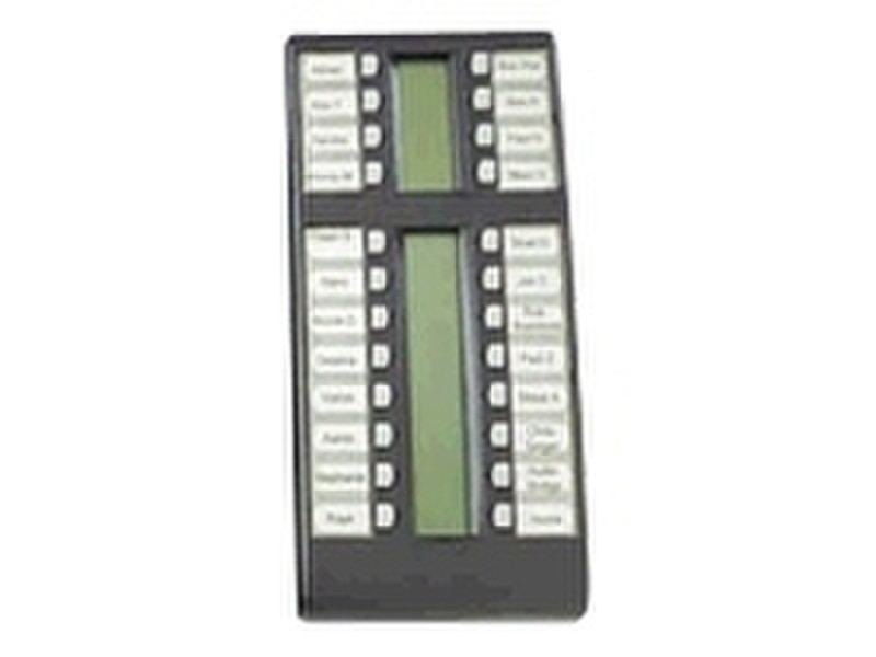 Nortel T24 Key Indicator Module for T7316E Charcoal Dunkelgrau Telefonnummernanzeige