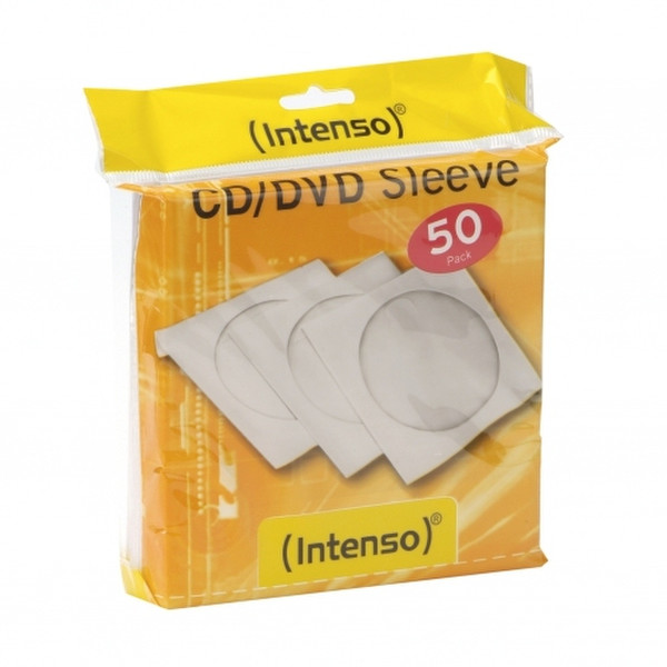 Intenso Storage Solution 50 Papersleeve 50Disks Weiß