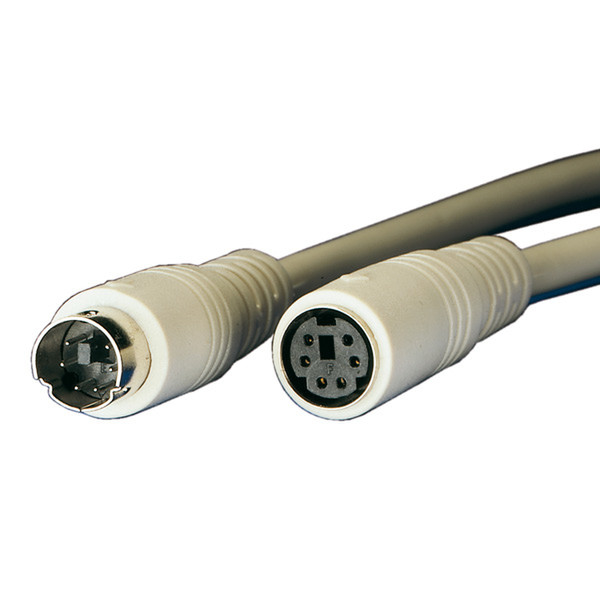 Secomp PS/2, M/F, 10 m 10м 6-p Mini-DIN 6-p Mini-DIN Серый кабель PS/2