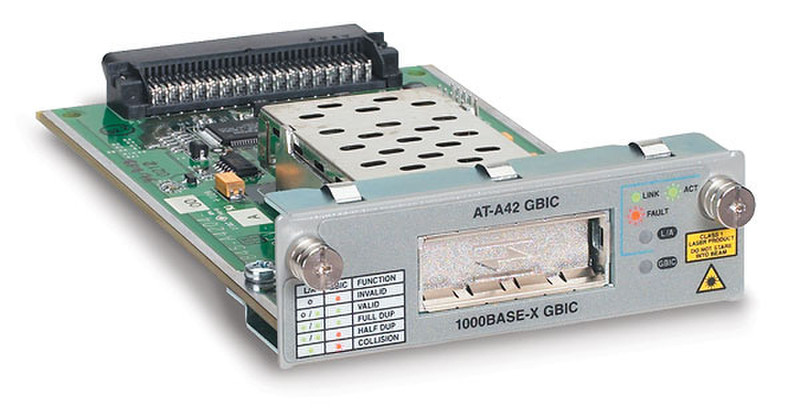 Allied Telesis Uplink module with 1 GBIC bay Internal 1Gbit/s network switch component