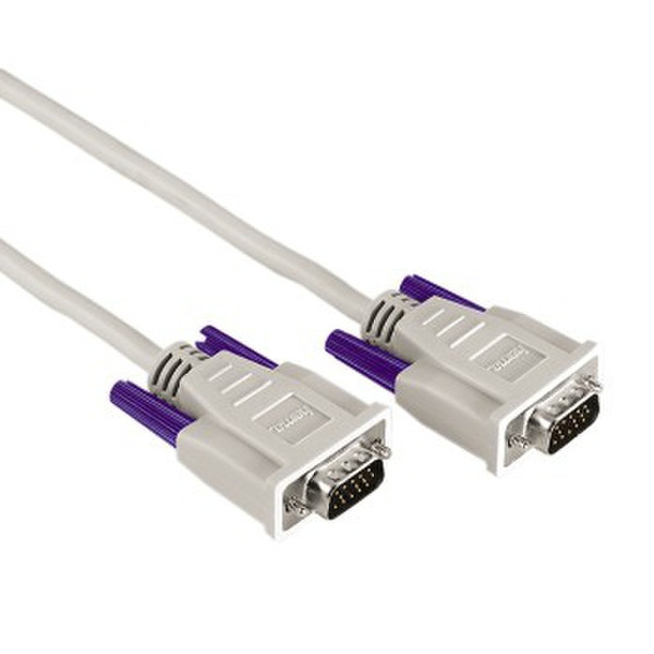 Hama 3m Monitor Cable 3м VGA (D-Sub) VGA (D-Sub) Серый