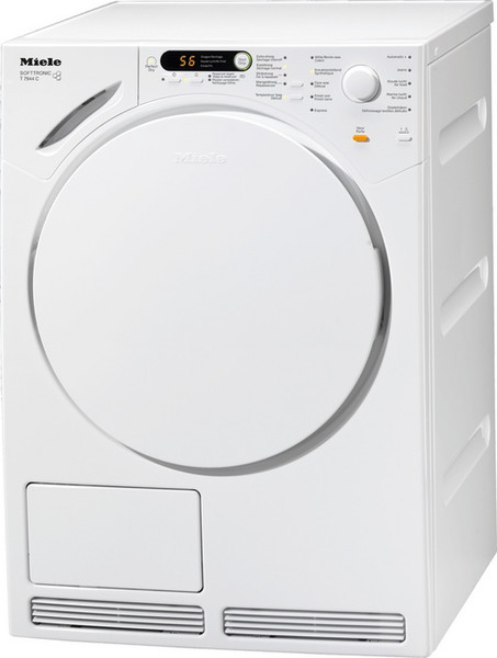 Miele T 7944 C Отдельностоящий Фронтальная загрузка 7кг B Белый