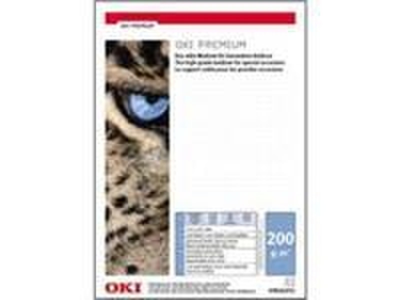 OKI Premium G-E-200 Banner 215 K Weiß Druckerpapier