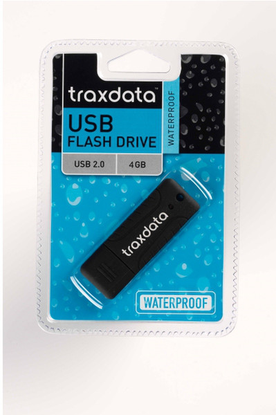 Traxdata 9F604G0TRA501 4ГБ USB 2.0 Type-A Черный USB флеш накопитель