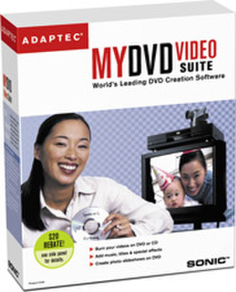 Adaptec SONIC MY DVD VIDEO SUITE