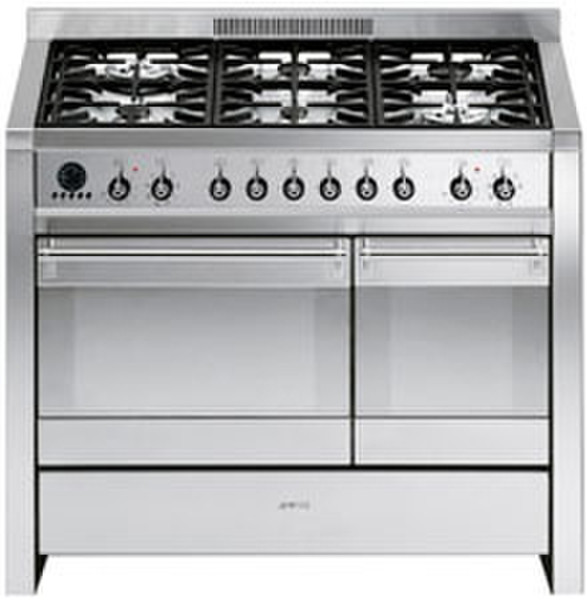 Smeg CS20FB-6 Отдельностоящий Gas hob Нержавеющая сталь кухонная плита