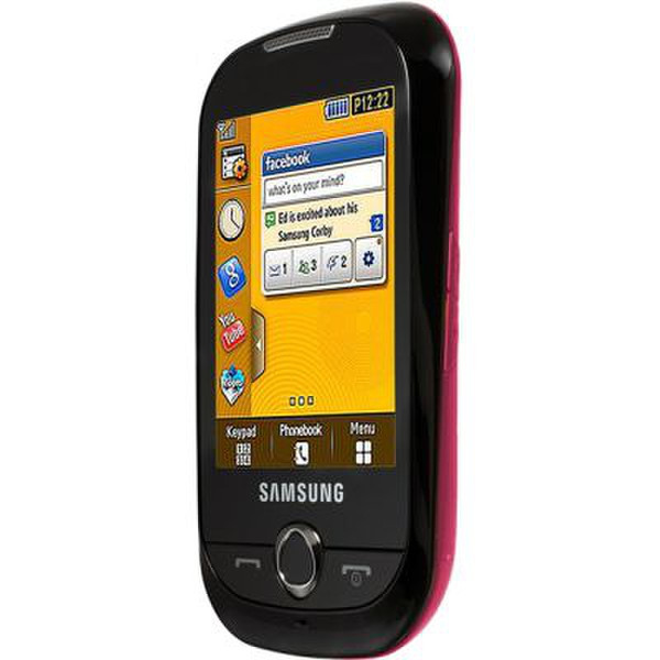 Samsung Corby S3650 Black,Pink