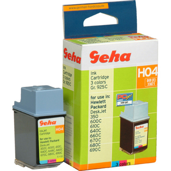 Geha H04 tintenpatrone 3-color für HP cyan,magenta,yellow ink cartridge