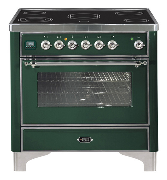 Boretti MBRE-90 GR Freestanding Induction Green cooker