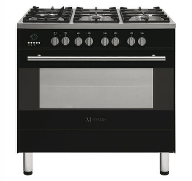 M-System MFT-96 ZW Freestanding Gas hob cooker