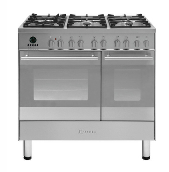 M-System MFTD-96 IX Freestanding Gas hob Stainless steel cooker