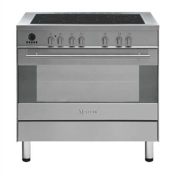 M-System MFTI-94 IX Freestanding Induction hob A Stainless steel cooker