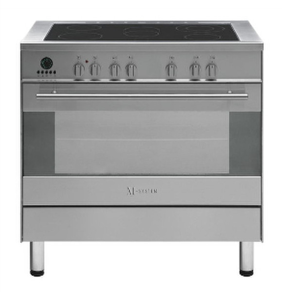 M-System MFTK-95 IX Freestanding Ceramic A Stainless steel cooker