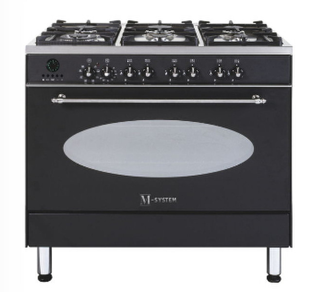 M-System MFTN-96 AN C B Freestanding Gas hob Anthracite cooker