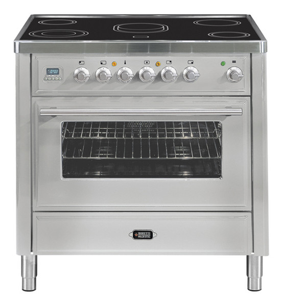 Boretti MTBRI-90 IX Freestanding Induction Stainless steel cooker