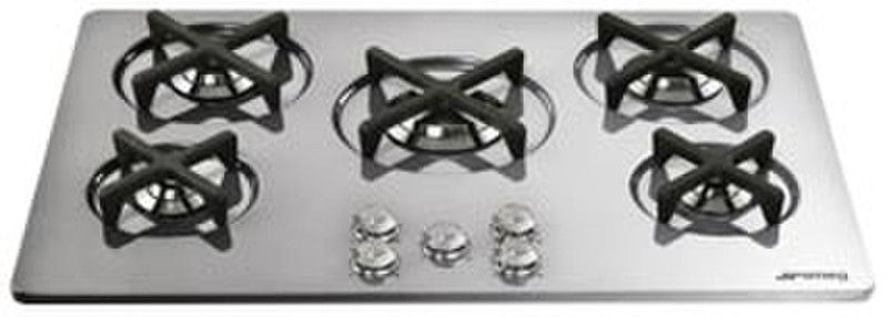 Smeg P755XBN built-in Gas Grey hob